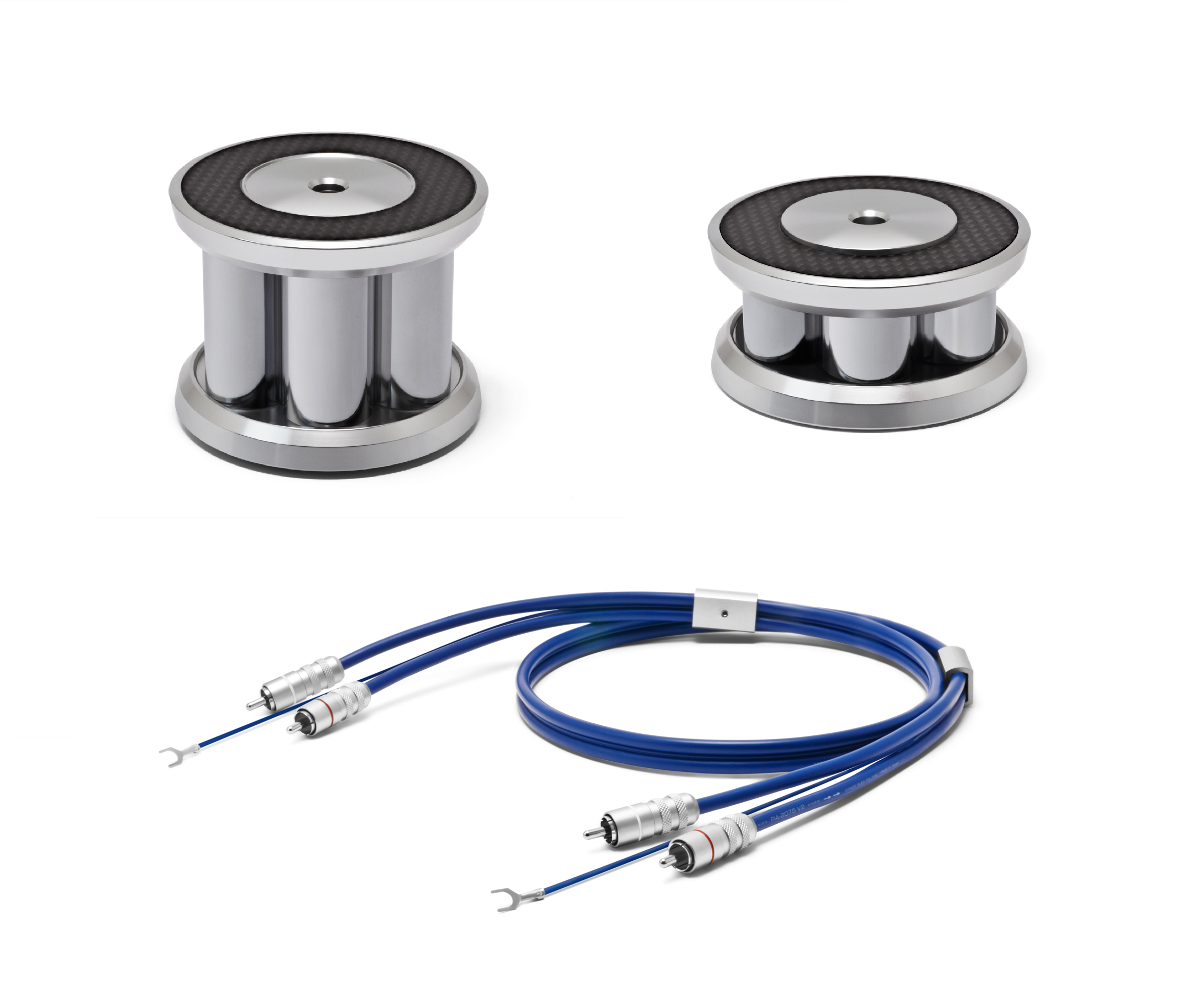 [レンタル] オヤイデ電気「STB-MSX」「STB-HWX」「PA-2075 RR」スタビライザー比較＋ケーブルセット - 1