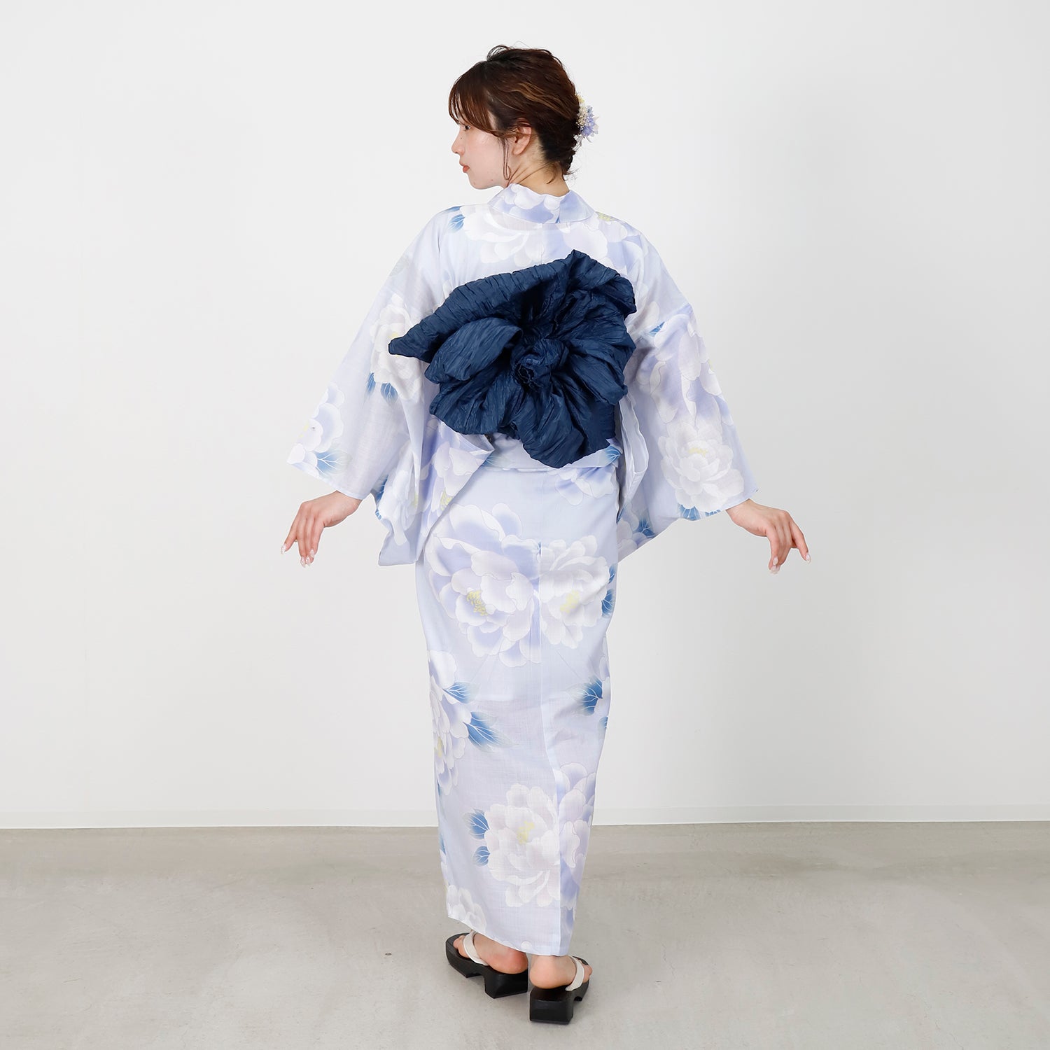 [レンタル] [2025新作]SION レディース浴衣 牡丹 フリーサイズの宅配レンタル - 5