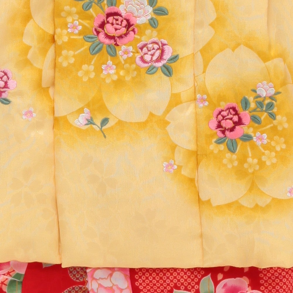 [レンタル] 七五三/節句 被布セット 3歳女の子 被布セット 大牡丹 川柳の宅配レンタル - 2