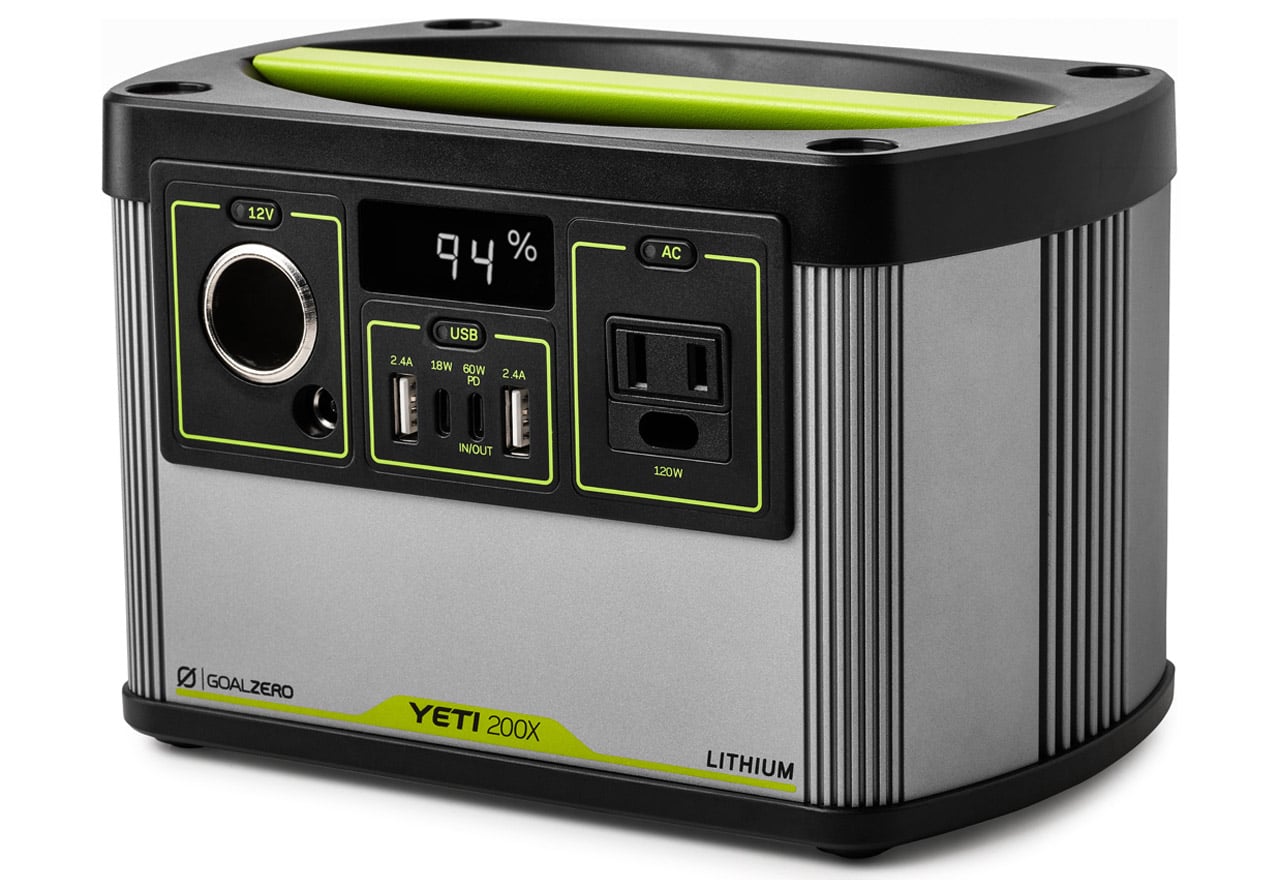 [レンタル] GOAL ZERO YETI 200X 120V power station ポータブル電源(187Wh / 13000mAh)