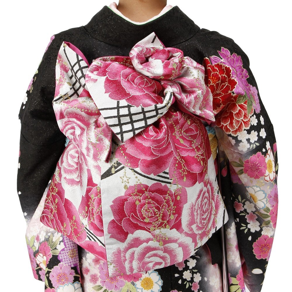 [レンタル] 振袖 花レース柄 LLサイズの宅配レンタル - 4