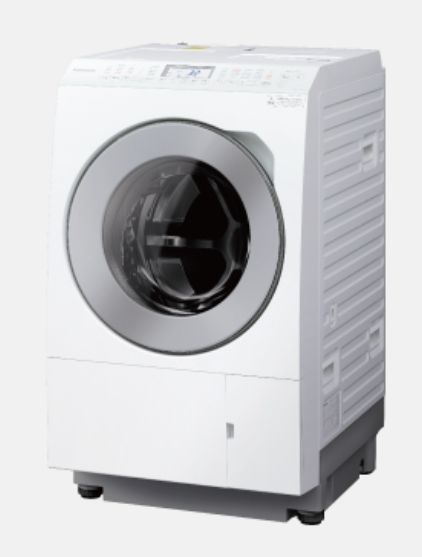 [レンタル] パナソニック 【右開き】洗濯12kg/乾燥6kg ななめドラム式洗濯乾燥機 NA-LX127CR マットホワイト - 2