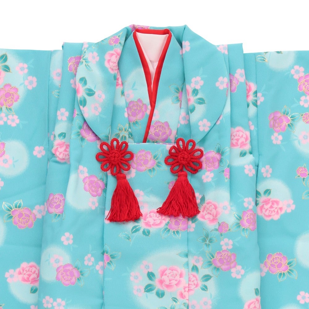 七五三/節句 被布セット 3歳女の子 ふんわり 薔薇