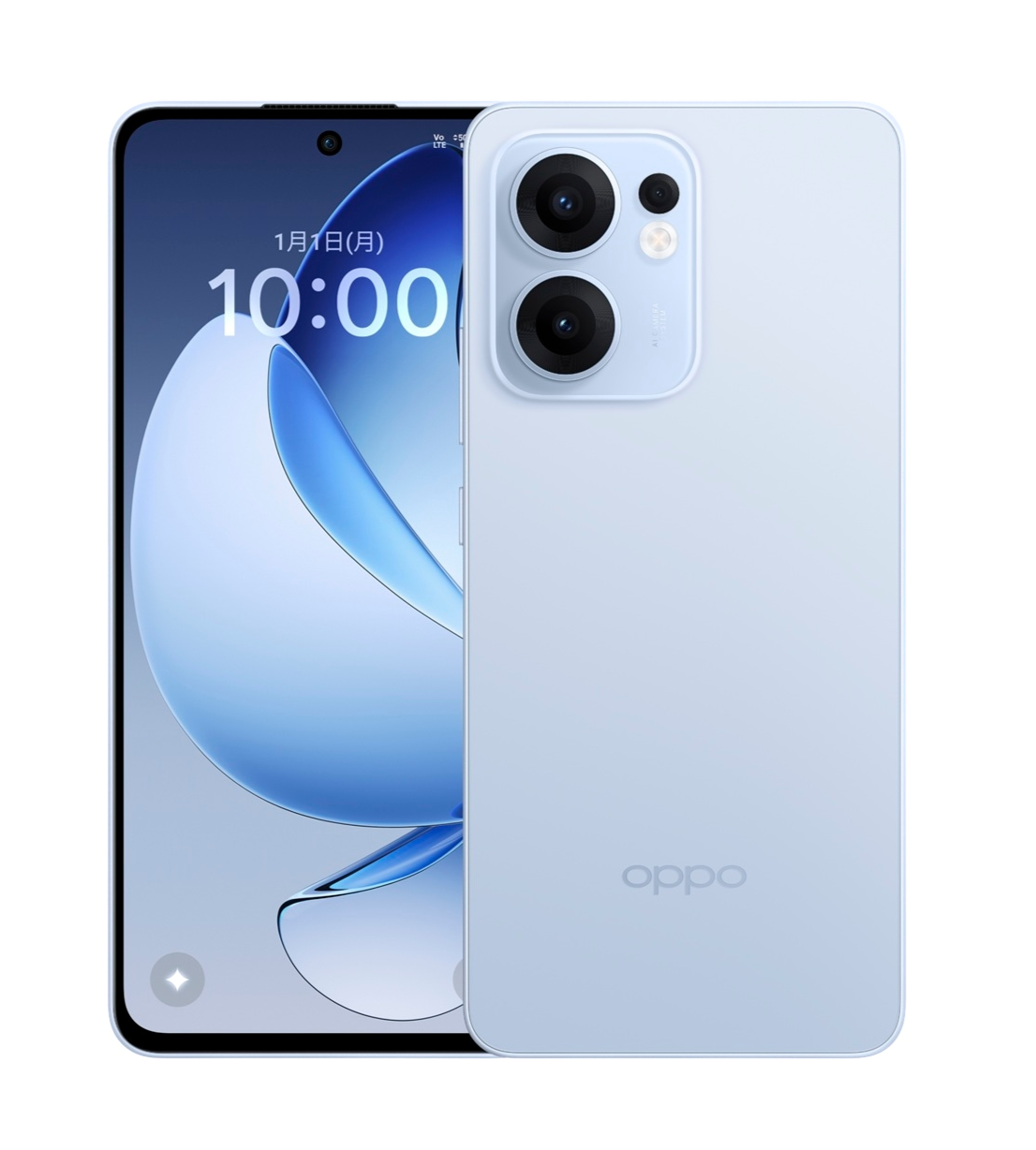 [レンタル] OPPO(オッポ) Reno13 A SIMフリー スマートフォン アイスブルー