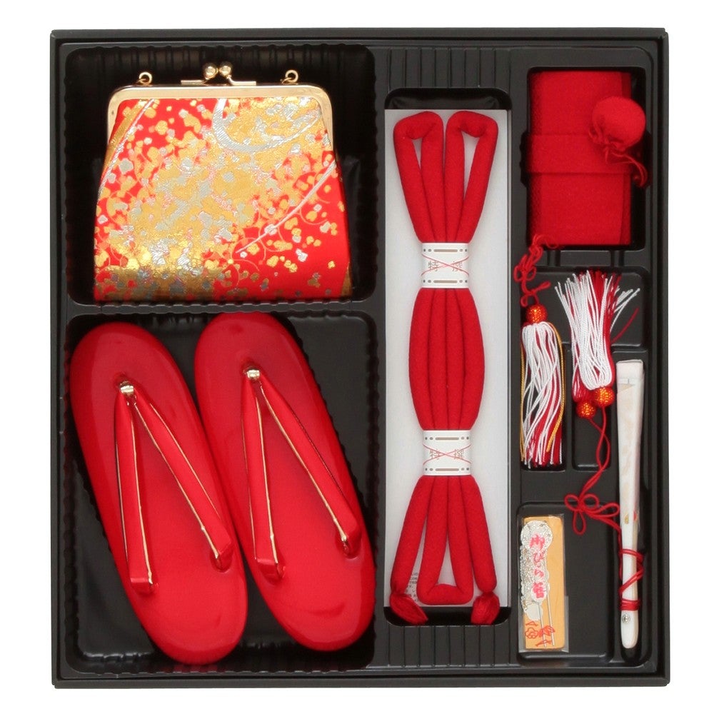 [レンタル] 七五三/節句 着物セット 7歳女の子 陽気な天使 艶やか 黒美人の宅配レンタル - 3