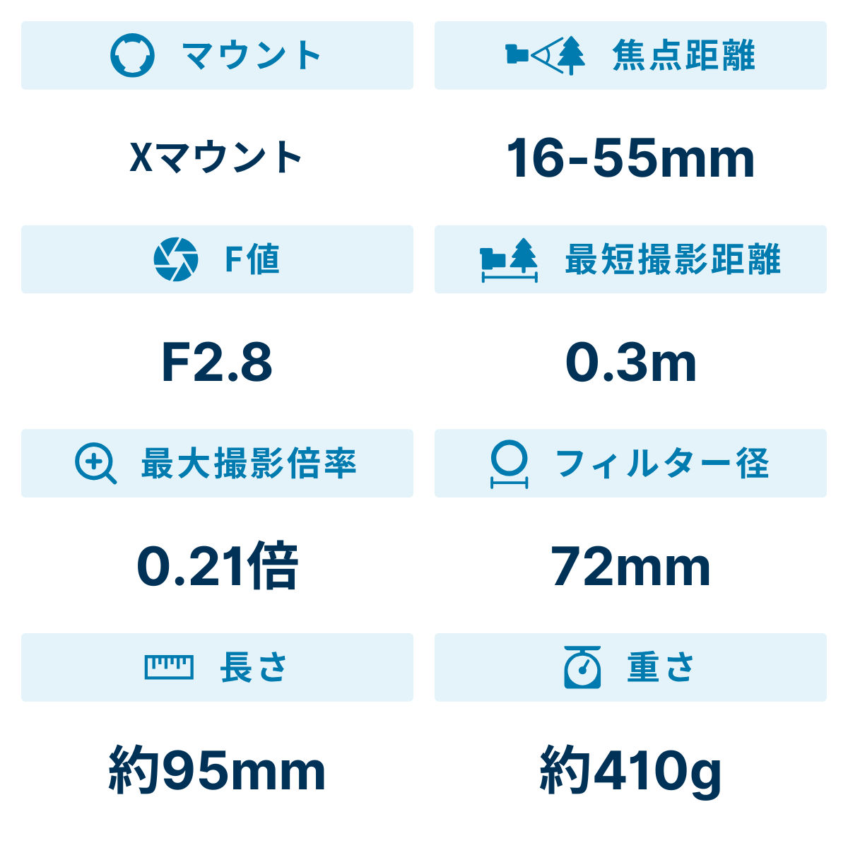 [レンタル] 富士フイルム XF16-55mmF2.8 R LM WR II - 2