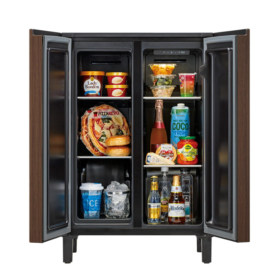 [レンタル] [72L][一人暮らし向け][観音開き]アクア 冷凍冷蔵庫 LOOC AQR-FD7P - 3