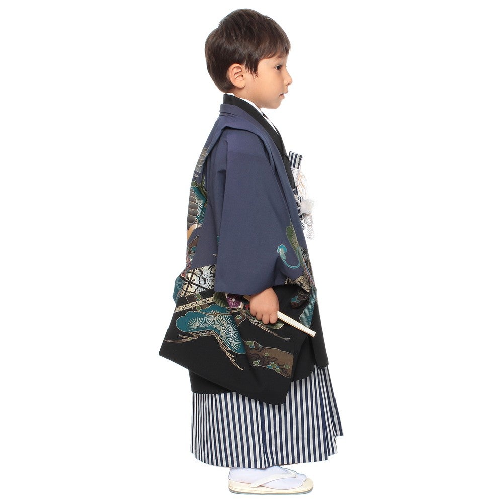 [レンタル] 七五三/節句 袴セット 5歳 男の子 鷹 鼓の宅配レンタル - 5