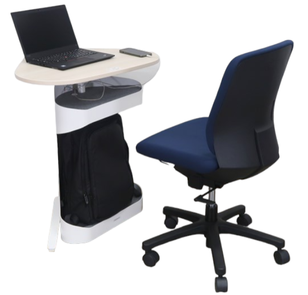 [レンタル] オカムラ ライブスワゴン コーナー用 電源付 ネオホワイト - 6