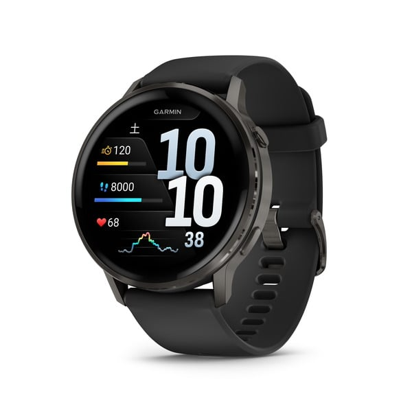 [レンタル] ガーミン(GARMIN) Venu 4 スマートウォッチ 45mm Slate / Black
