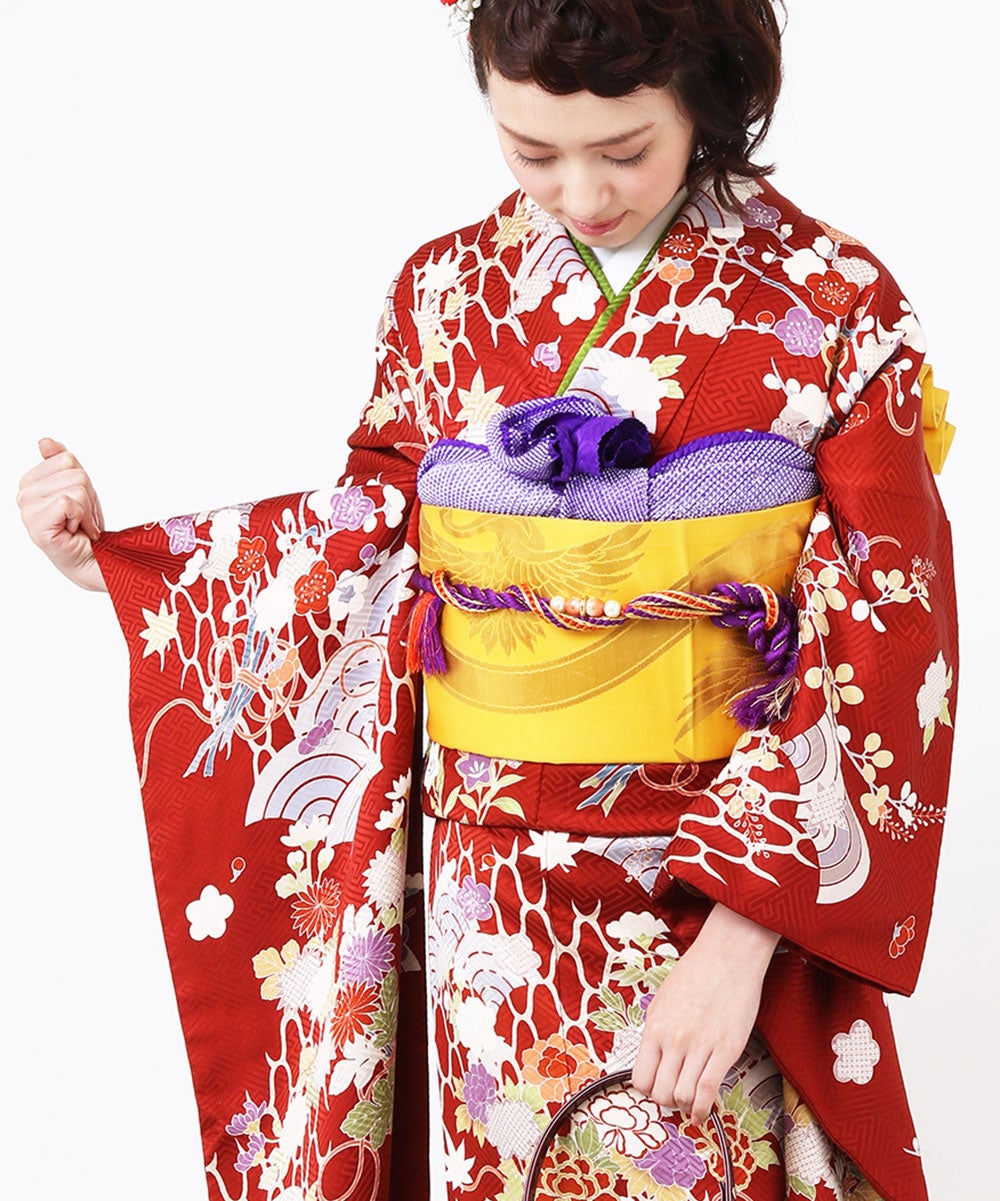 [レンタル] 【対応身長155-170cm】レンタル振袖フルセット-114の宅配レンタル - 4