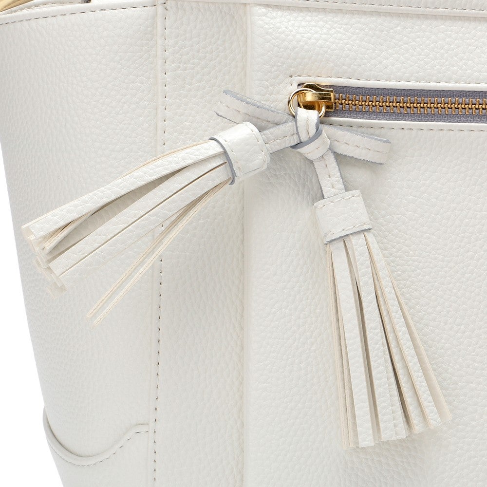 [レンタル] レディース ランバン オン ブルー ピレネー リボンタッセル トートバッグ - 4