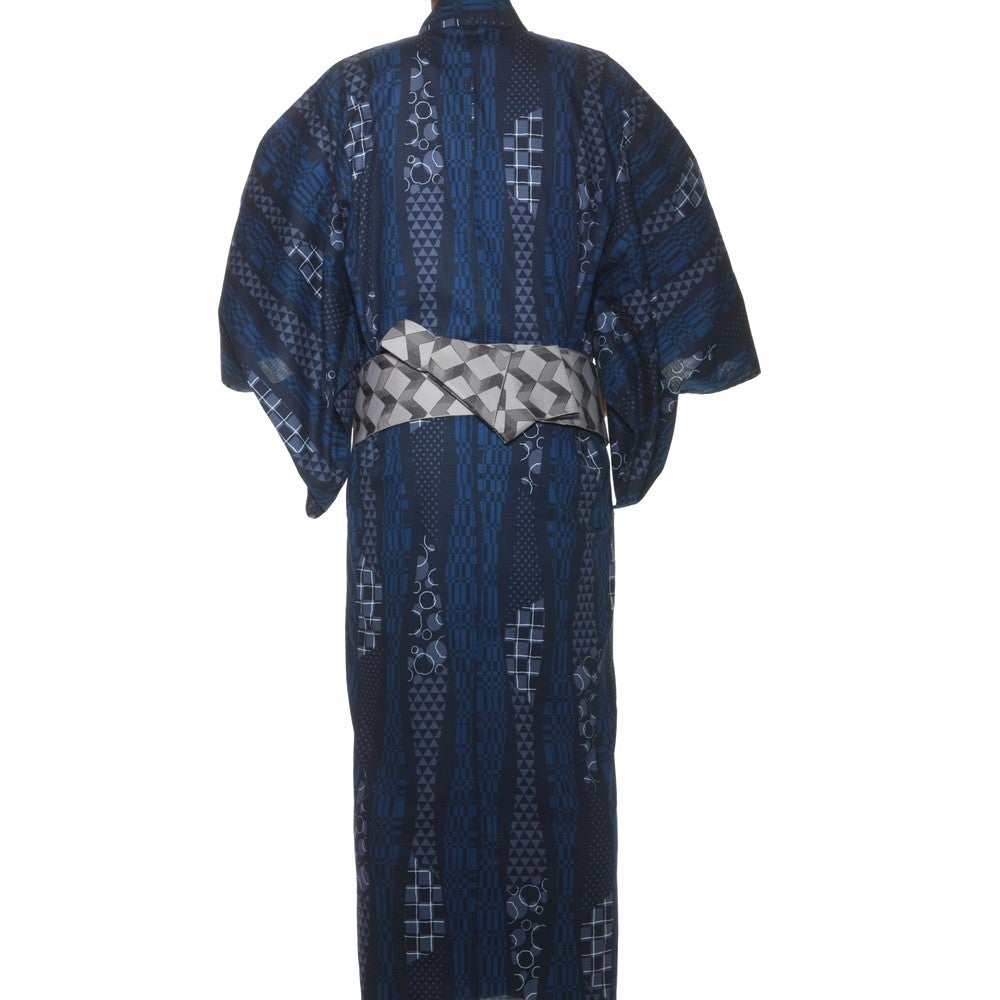 [レンタル] リョウコ・キクチ(R.KIKUCHI) メンズ浴衣 フルセット 縦縞 身長目安175cmの宅配レンタル - 3