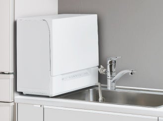 [レンタル] [～食器24点][新品]パナソニック スリム食器洗い乾燥機 NP-TSP1 工事不要 タンク式 4人分 - 2