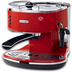 デロンギ アイコナ エスプレッソ・カプチーノメーカー レッド ECO310R