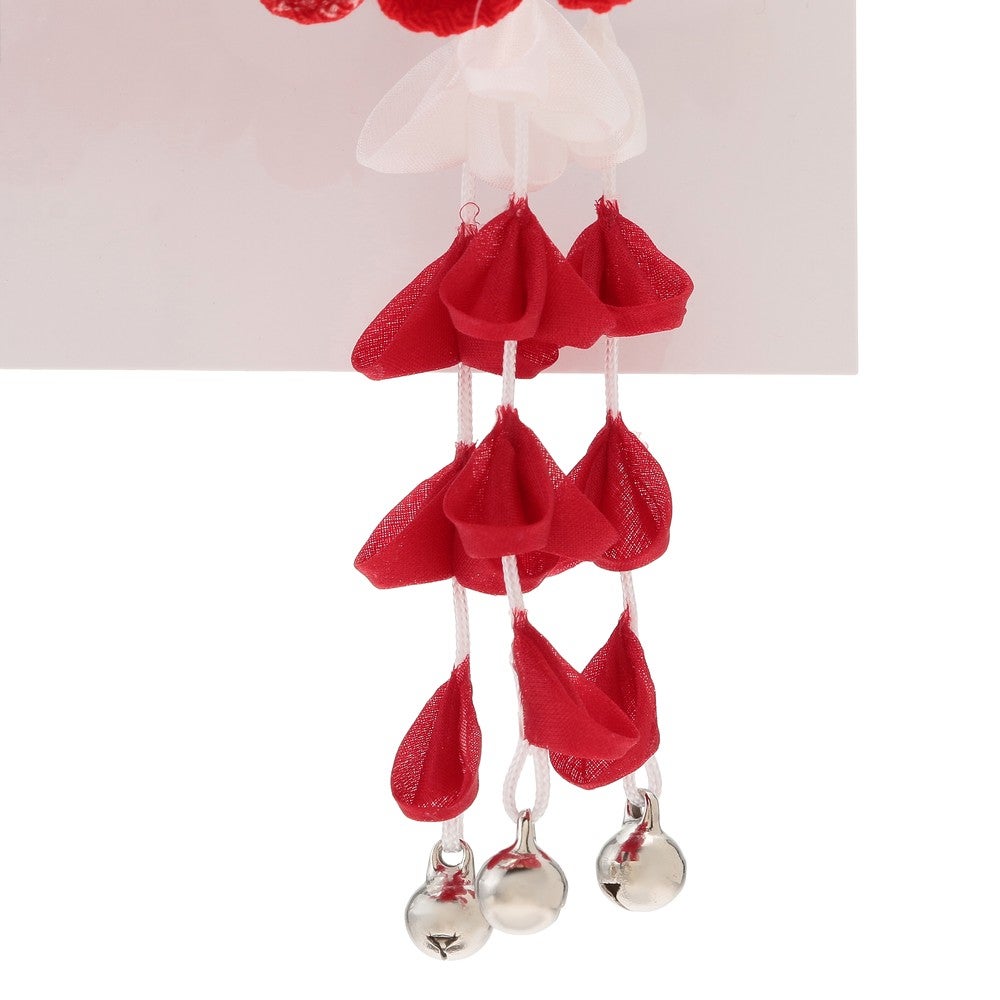 [レンタル] 七五三/節句 和装髪飾り 2点セット パッチン留め (レッド)の宅配レンタル - 3