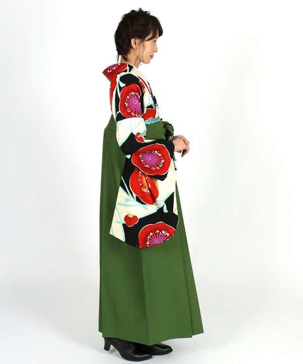 [レンタル] 【対応身長 157cm～165cm】卒業式 袴 レンタル フルセット 女性 袴セット-1810の宅配レンタル - 2