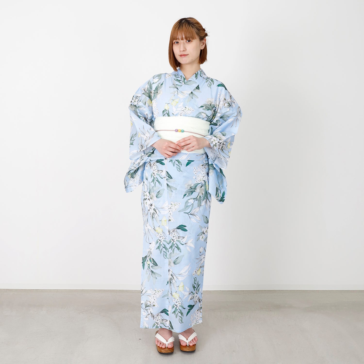 [レンタル] [2025新作]SION レディース浴衣 花柄 フリーサイズの宅配レンタル - 3