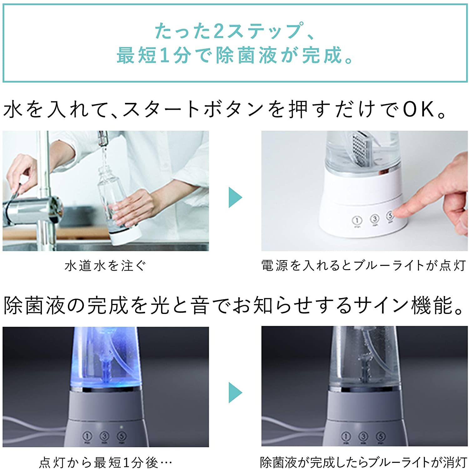 [レンタル] MTG @LIFE e-3X 水道水だけで作れる高機能除菌スプレー - 2