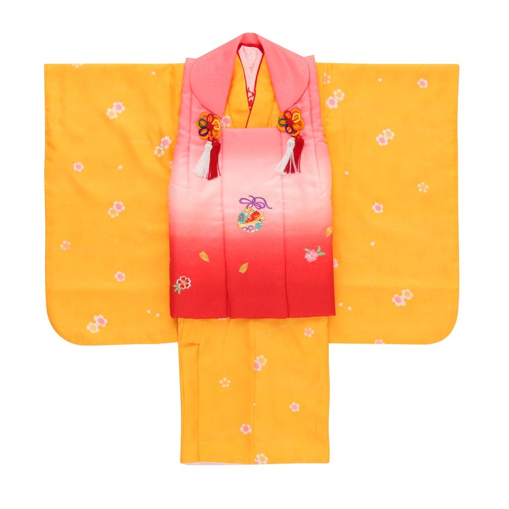 [レンタル] 七五三/節句 被布セット 3歳女の子 被布セット ふんわり 小鞠の宅配レンタル - 5