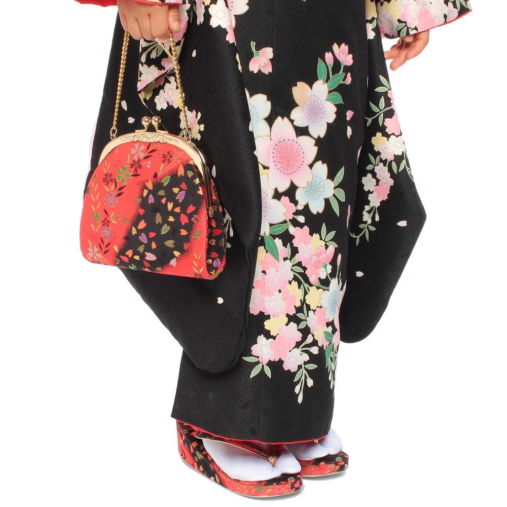 [レンタル] 七五三/節句 着物セット 7歳女の子 満開桜 華麗の宅配レンタル - 5