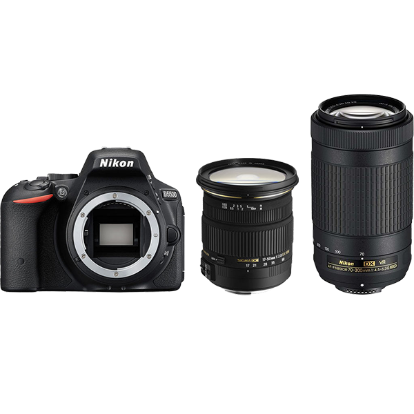 月額レンタル Nikon D5500 テーマパーク向け300mmセット 17 50mm Rentio レンティオ