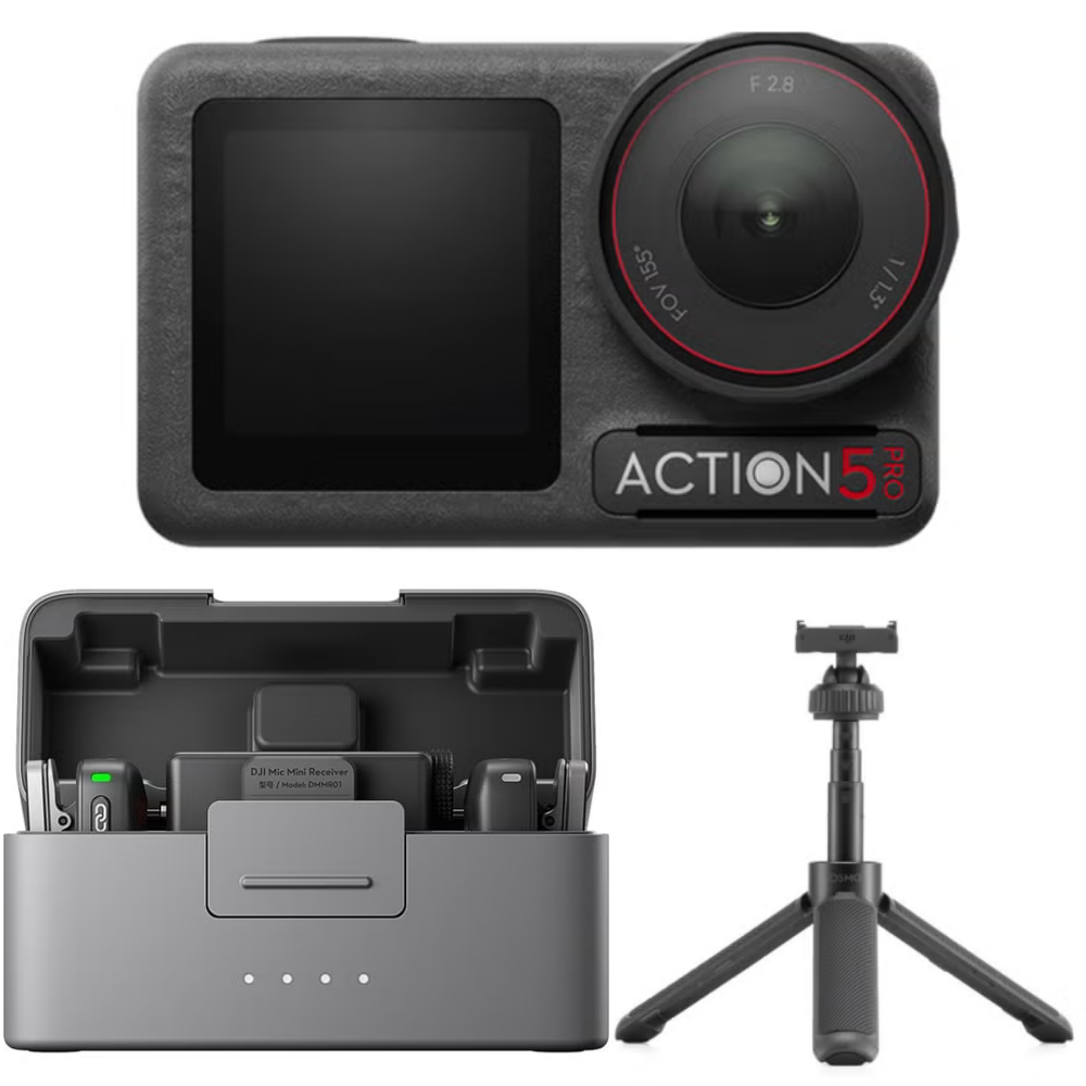 [レンタル] Osmo Action 5 PRO Vlogコンボ（DJI Mic Mini 2 + ミニ延長ロッド）