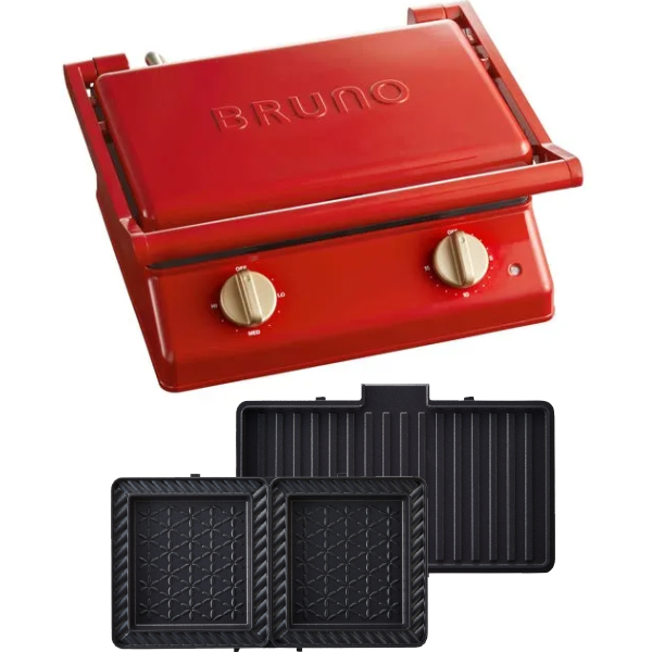 [レンタル] ブルーノ グリルサンドメーカー ダブル ホットサンドメーカー BOE084 - 3