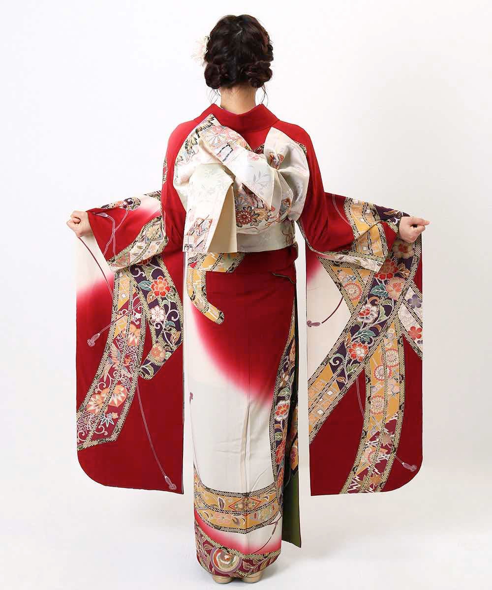 [レンタル] 【対応身長155-170cm】レンタル振袖フルセット-855の宅配レンタル - 2