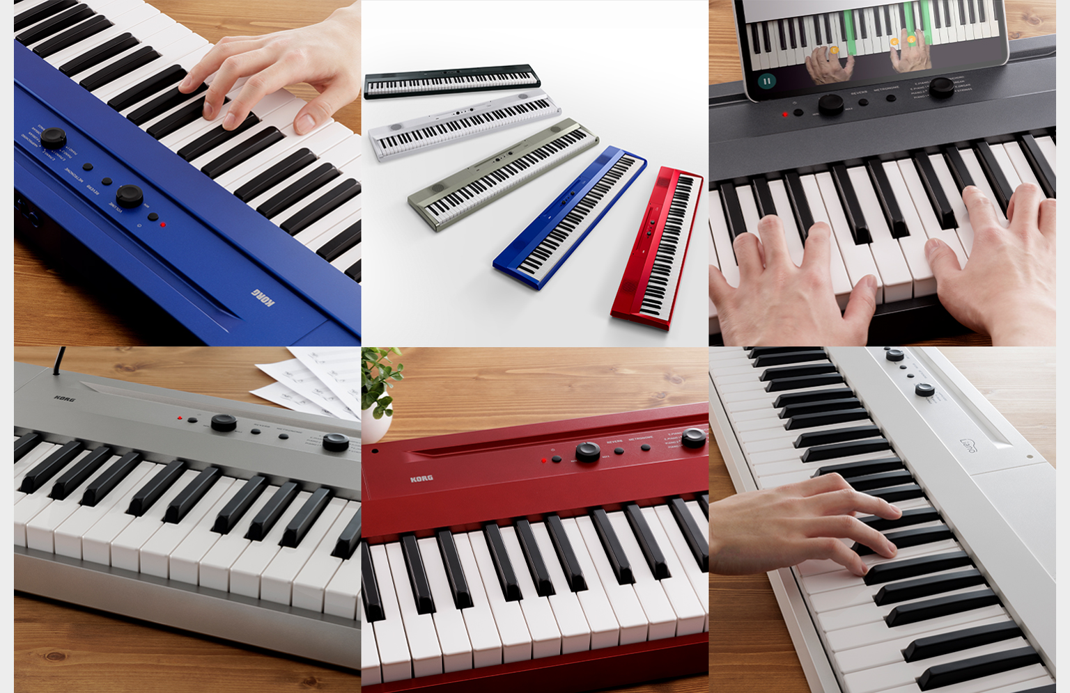 レンタル] KORG Liano L1 電子ピアノ 88鍵盤 [ダンパーペダル、譜面