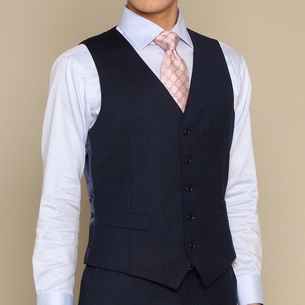 BEAMS F スリーピース スーツ セットアップ ジャケット ベスト パンツ レンタル] ビームス メンズ スリーピーススーツ(ジャケット+ベスト+