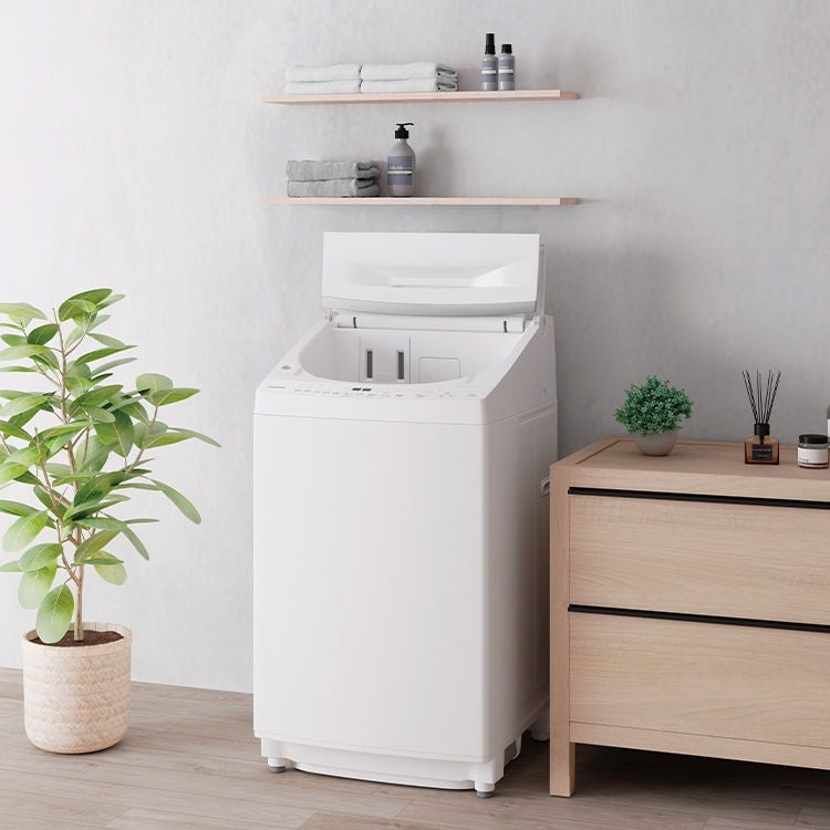 [レンタル] 東芝 ZABOON AW-8DP5 インバーター全自動洗濯機 8kg ホワイト - 6