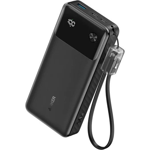 Anker Power Bank (20000mAh, 30W) 大容量 モバイルバッテリー ブラック