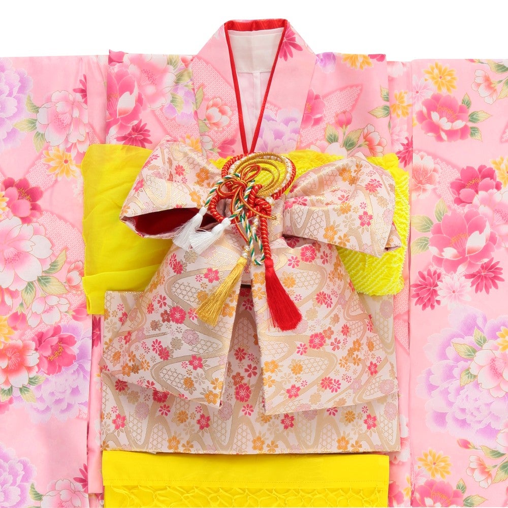 七五三/節句 着物セット 7歳女の子 優美 妖艶花