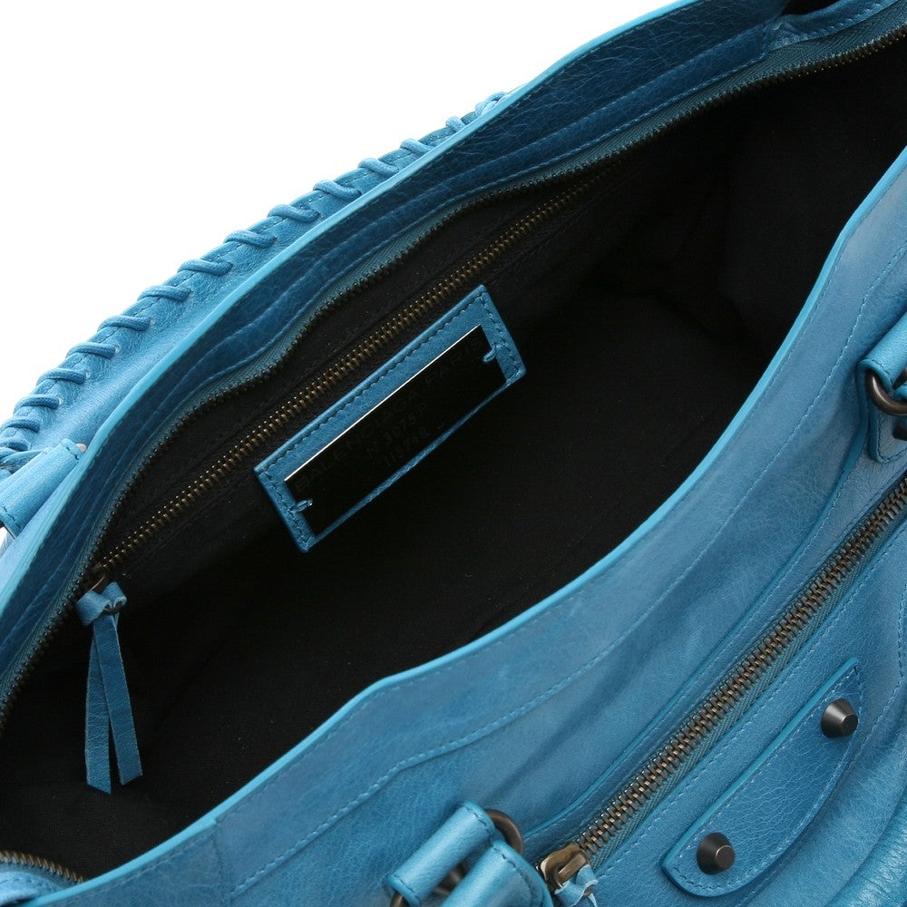 [レンタル] レディース バレンシアガ シティー レザー ハンドバッグ - 17