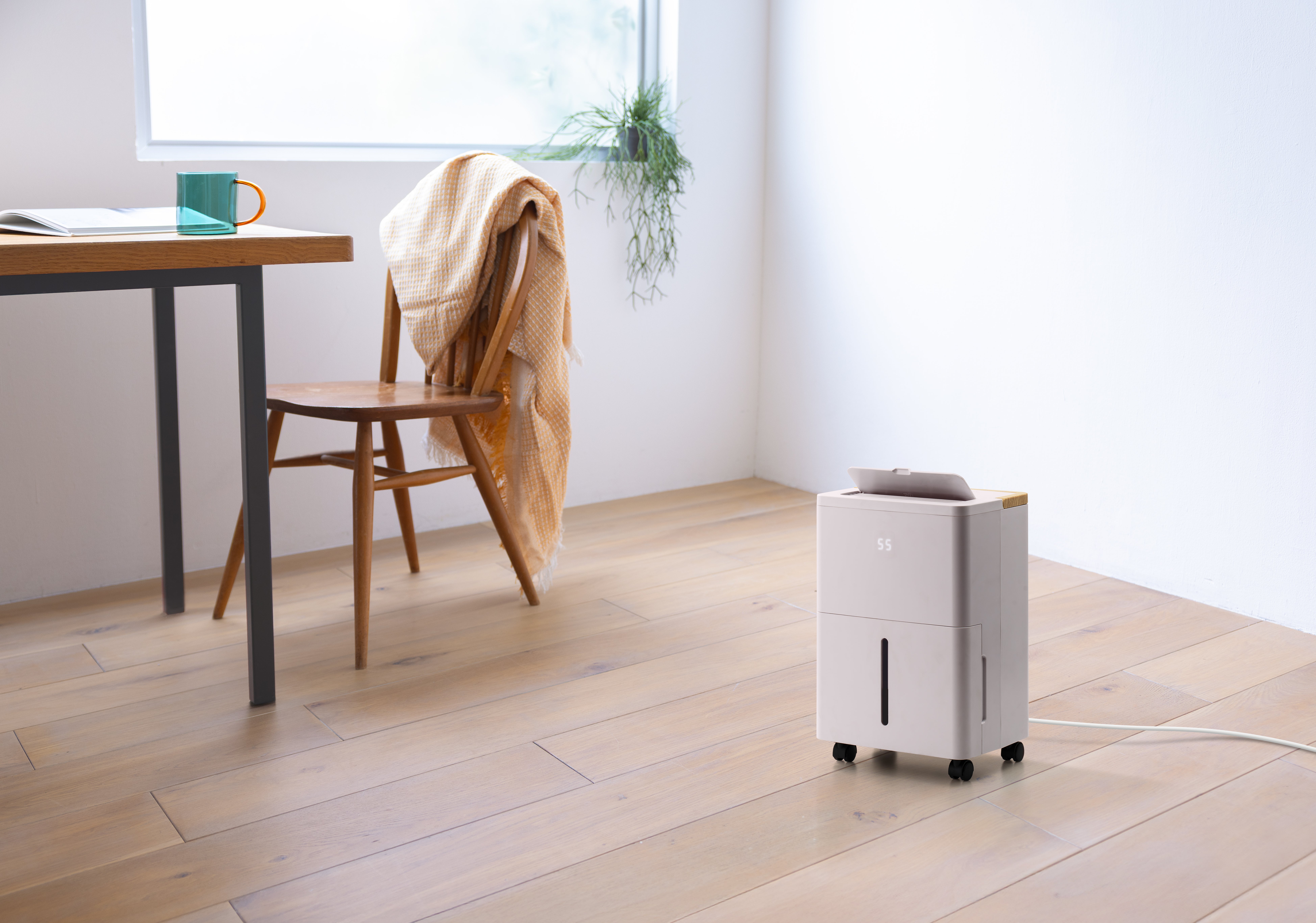 [レンタル] THREEUP（スリーアップ） DH-T2630 コンパクト コンプレッサー式除湿機 ウッドドライ - 7