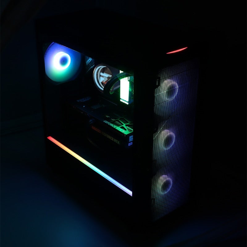 [レンタル] フロンティア(FRONTIER)ゲーミングデスクトップパソコン FRZAB850B/B ブラック - 5