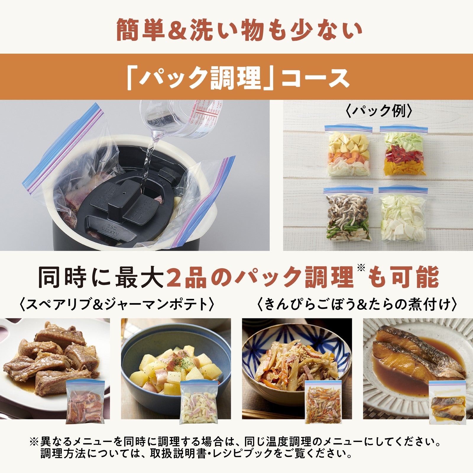 [レンタル] 象印 ホーロー電気調理鍋 EL-NS23 クリーム - 6