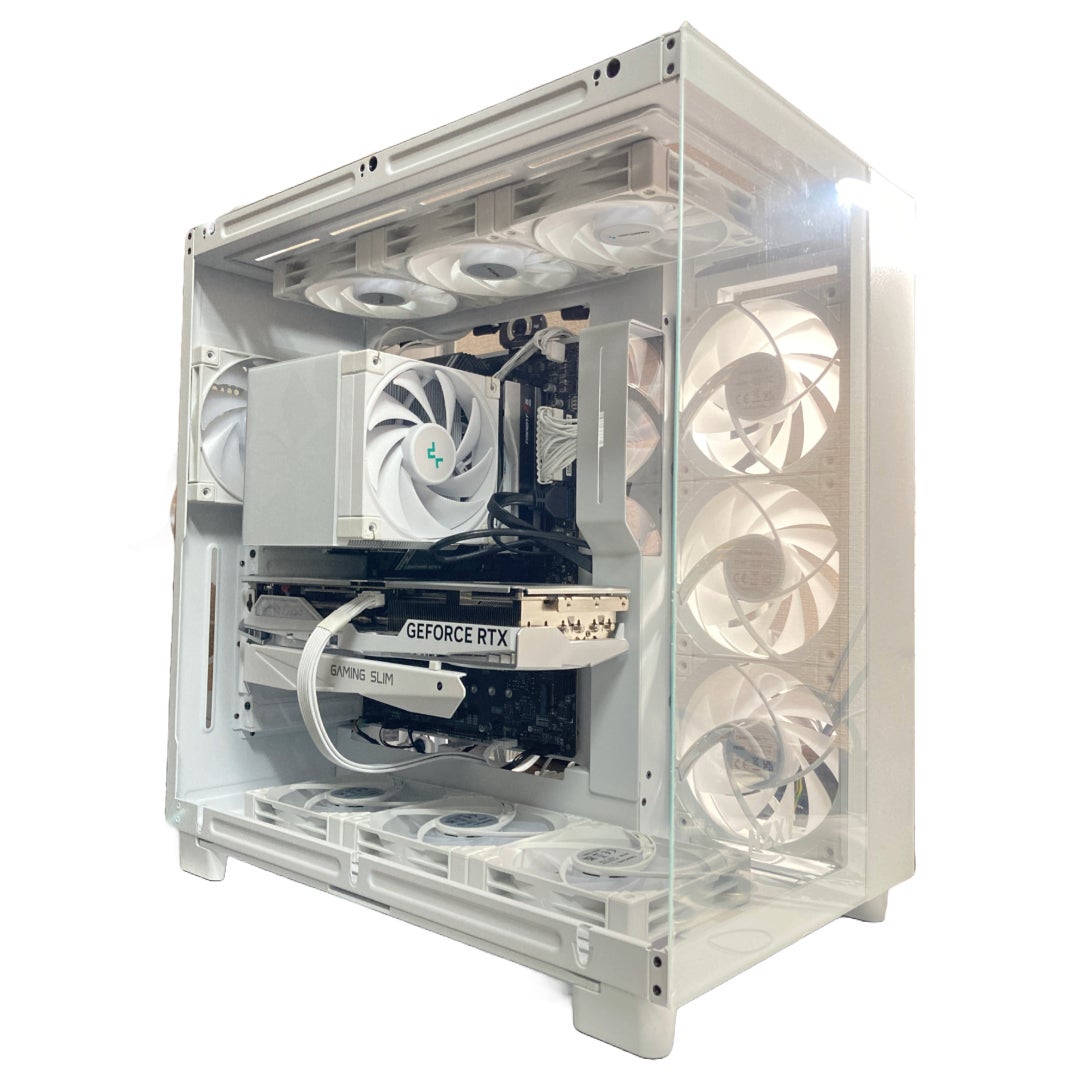 [レンタル] ブルックテックPC GAMEMAN ALBA (Core i7 14700KF/GeForce RTX 4070 SUPER/32GB/1TB M.2 NVMe Gen4 SSD) ホワイト ゲーミングデスクトップパソコン - 2