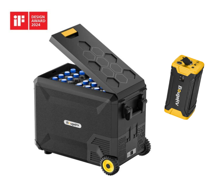 [レンタル] [41L]BougeRV Aspen Pro ポータブル冷蔵・冷凍庫＋専用バッテリーセット - 2
