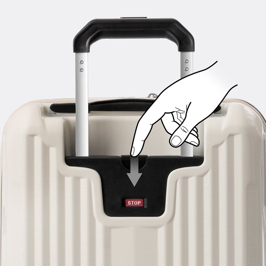 [レンタル] [1-3泊向けサイズ]LEGEND WALKER 6211 ブレイド・プラス 37L ハードスーツケースの宅配レンタル - 8