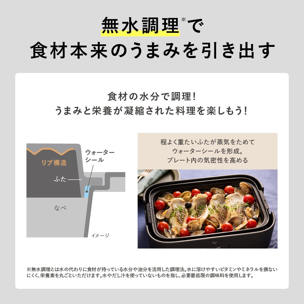 [レンタル] 象印 EJ-DE30BA デイリーコンパクトプレート ブラック - 5