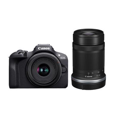 Canon EOS R100 ダブルズームキット ミラーレス一眼 ブラック