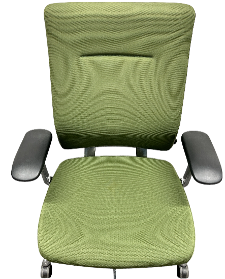 [レンタル] オカムラ コーラル ハイバック クッションタイプ 固定肘 ランバーサポート付き ダークグリーン ブラック CQ47BS-FSG5 オフィスチェア - 9