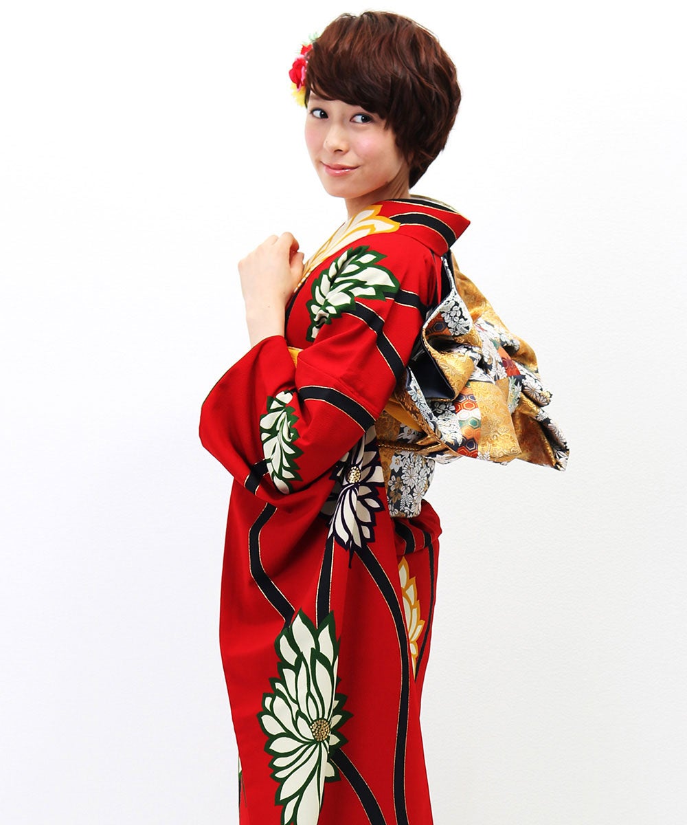 [レンタル] 【対応身長152-167cm】レンタル振袖フルセット-643の宅配レンタル - 12