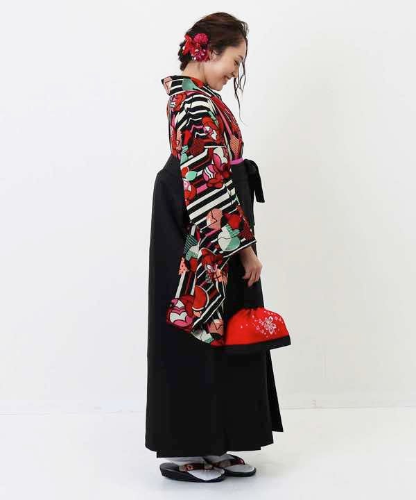 [レンタル] 【対応身長157cm～165cm】卒業式 袴 レンタル フルセット 女性 袴セット-1239の宅配レンタル - 15