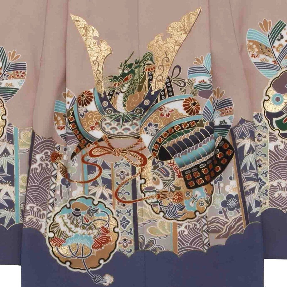 [レンタル] 七五三/節句 袴セット 5歳 男の子 華やか 兜の宅配レンタル - 2