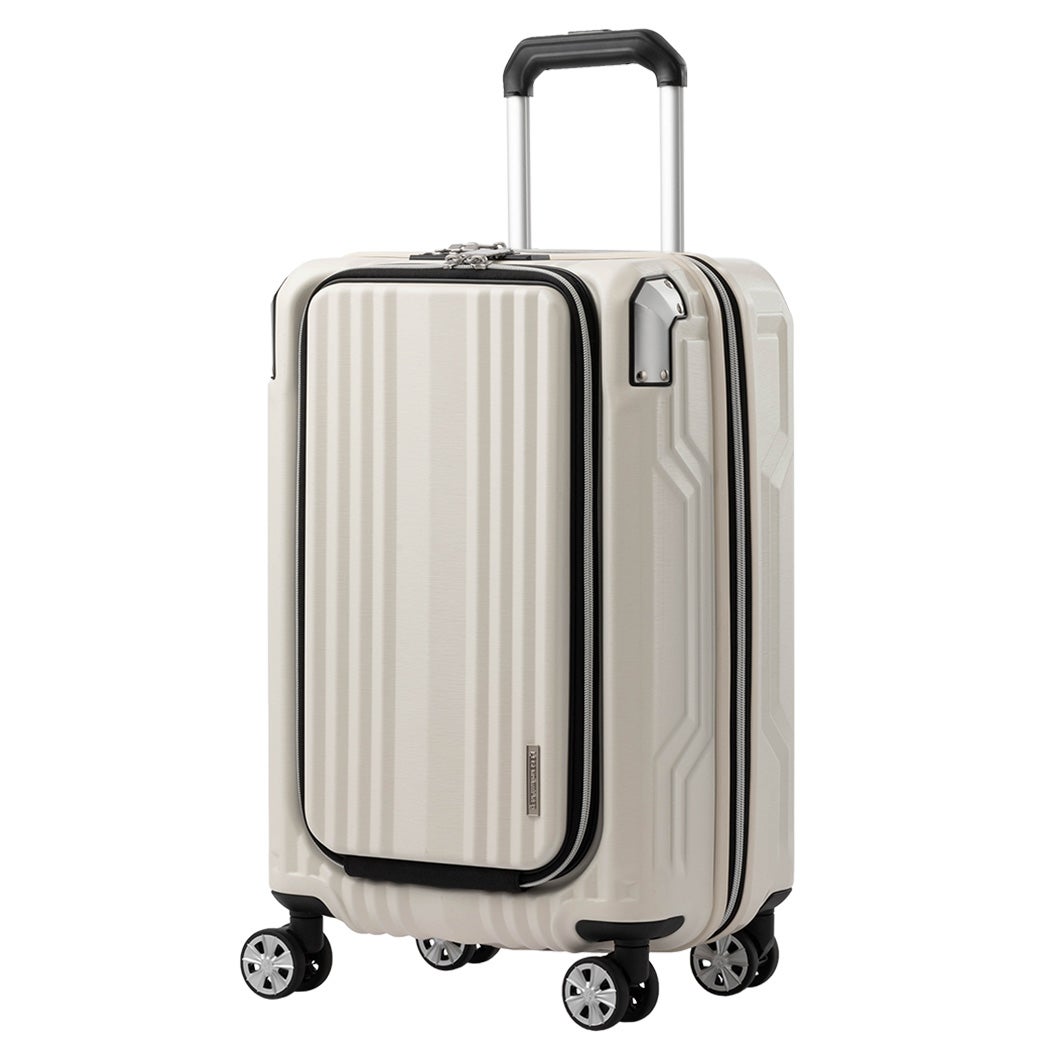 [レンタル] [1-3泊向けサイズ]LEGEND WALKER 6211 ブレイド・プラス 37L ハードスーツケース アイボリー