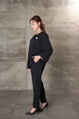 [レンタル] BELINDA DE CAPRIS ノーカラーAラインジャケット テーパード2P レディーススーツの宅配レンタル - 4