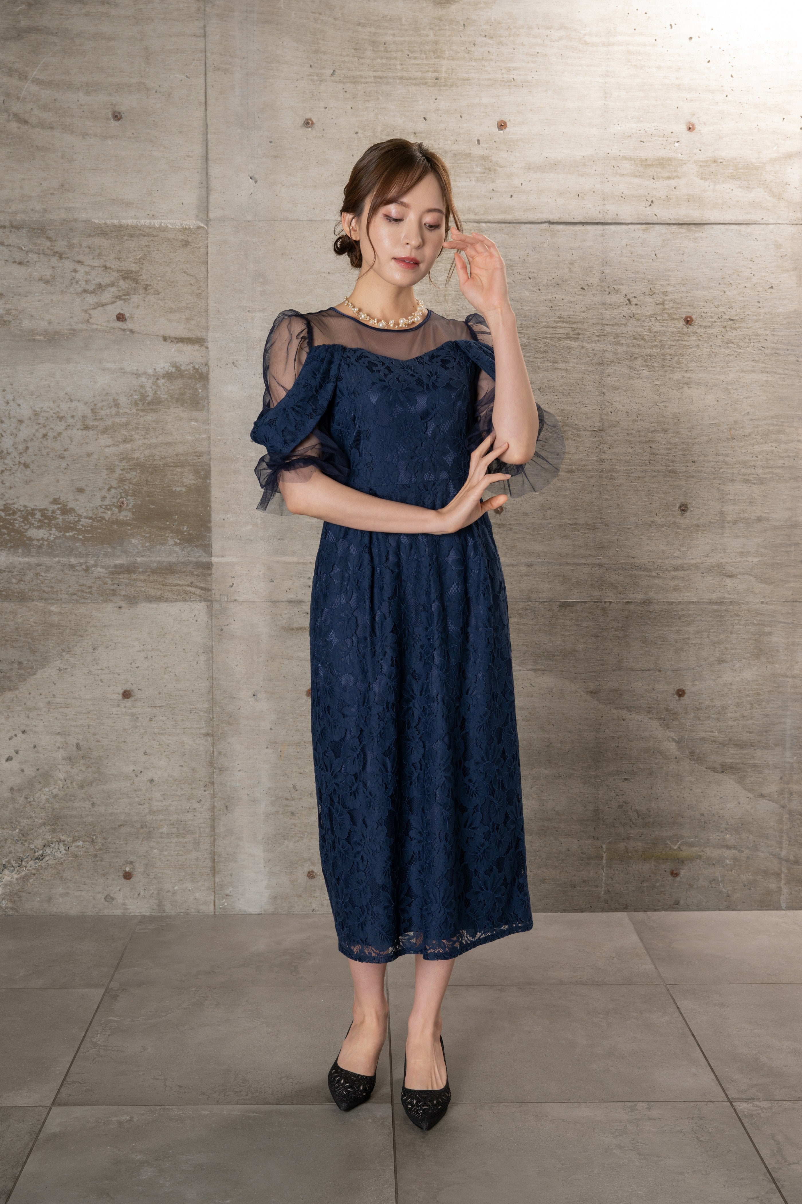 [レンタル] BELINDA DE CAPRIS レースオフショルチュールワンピース ワンピースドレスの宅配レンタル - 12